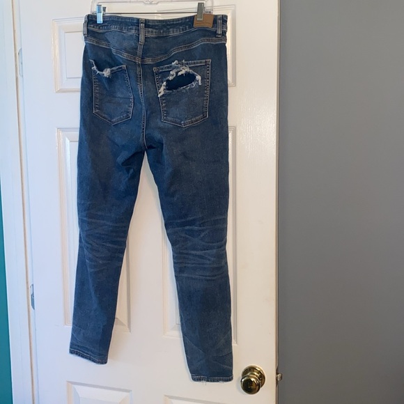 “American Eagle next level stretch” skinny jeans  (worn once) - Picture 5 of 8